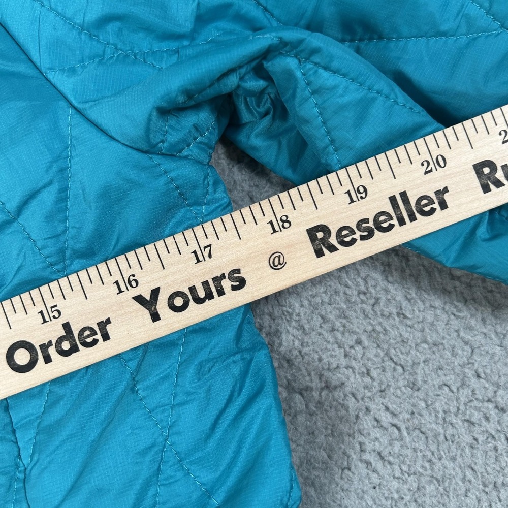 Patagonia Jacket Kids 12 Blue Quilted Insulated Full Zip Winter Coat Hiking - Picture 9 of 15